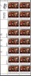 US 1728 - MNH Plate Block of 16 - 13¢ stamps - US Bicentennial.  FREE SHIPPING!!