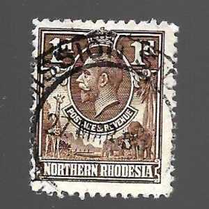 Northern Rhodesia 1925 - U - Scott #2 *