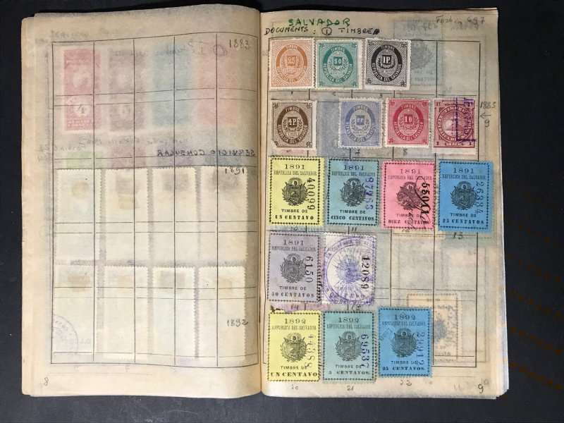 Central and South America Revenue Stamps Mint/Used 1891-1906 (242 Stamps)