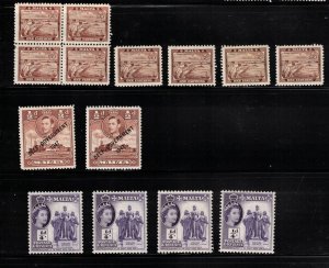 MALTA - Small Lot Of MH Stamps With Duplication