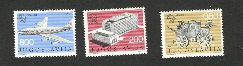 YUGOSLAVIA-MNH SET-UPU-1974.