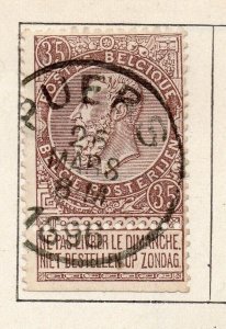 Belgium 1893 Early Issue Fine Used 35c. NW-255956