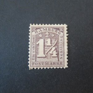 Germany Hamburg 1864 Sc 22 MH(HR)