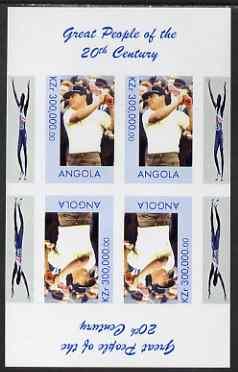 Angola 1999 Great People of the 20th Century - Lee Trevin...