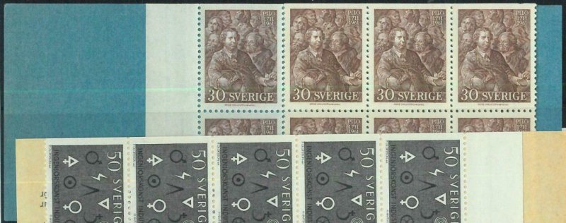 91449a - SWEDEN - STAMPS: Booklet   Mi # 471  -  1961 Carl Gustaf Pilo ART