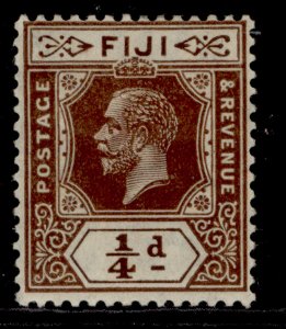 FIJI GV SG228, ¼d deep brown, M MINT.