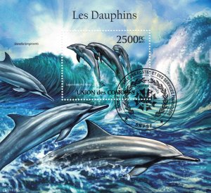 COMORE 2011 - Dolphins/ minisheet