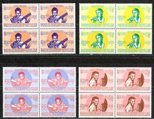 Netherlands Antilles Sc# B97-B100 MNH block/4 1969 Child Welfare