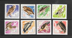 BIRDS - ROMANIA #1899-1906  MNH