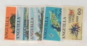 Anguilla Scott #78-82 Stamp  - Mint Set