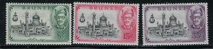 Brunei 97-99 MNH 1958 Mosque