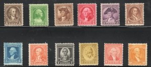 ALLY'S STAMPS US Scott #704-15 Washington Bicentennial - MNH F/VF [FP-105]