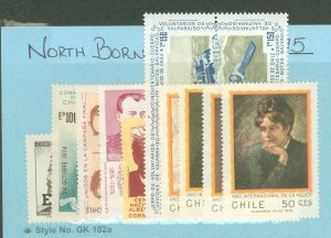 Chile #450/476  Single (Complete Set)