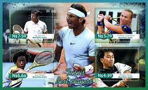 Stamps. Sports.Tennis  2021 year 1+1 sheets perf Namibia