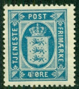 DENMARK #O18, Mint Never Hinged, Scott $69.00