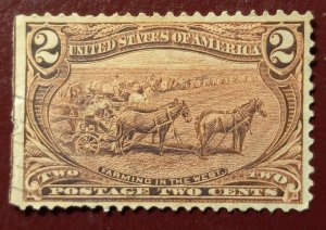 US Scott #286 Used Very Lightly Cancelled / Brown Shade? VF