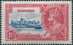 Bahamas 1935 1½d deep blue & carmine Jubilee SG141 unused