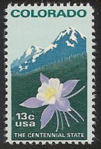 1977 Colorado Statehood Single 13c Postage Stamp, Sc# 1711, MNH, OG