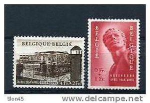 Belgium 1954 SC B558-9 MI 992-3 MNH  CV $66.00