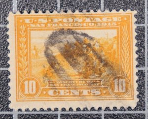 Scott 400 - 10 Cents Panama-Pacific - Used - Nice Stamp - SCV - $20.00