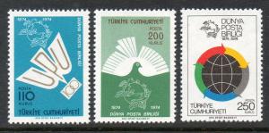 Turkey #1986-1988 UPU Mint Never Hinged cv$1.10 D415