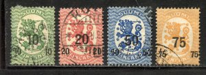 Finland # 119-22, Used.