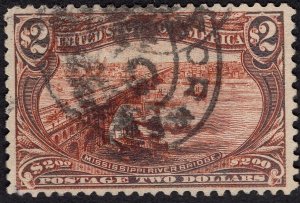 SC #293  VF, Used. Reperfed at left.  Cat: $1,050  w/2013 PFC. Showpiece!