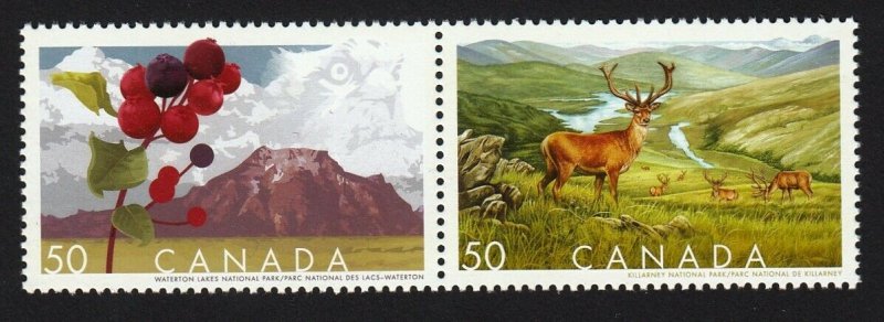 CANADA JOINT with IRELAND = BIOSPHERE RESERVES = DEER = PAIR Canada 2005 #2106a