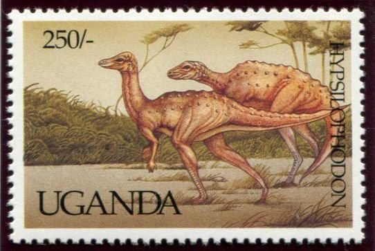 996-1005 Uganda Dinosaurs, MNH set of 10