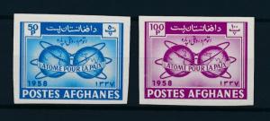 [97000] Afghanistan 1958 Space Travel Weltraum Atom for Peace Imperf. MNH/ MLH