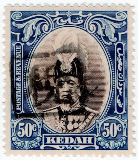 (I.B) Malaya States Revenue : Kedah Duty 50c (Japanese Occupation)