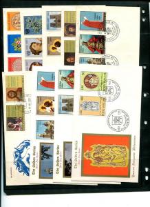 Vatican 1970/72 - 16 FDC , unaddressed VF