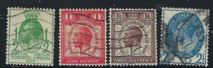 Great Britain 205-08 Used 1928 set (an2229)