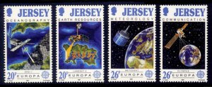 Jersey Sc# 559-62 MNH Europa 1991