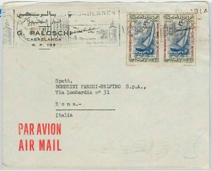 45065 - MOROCCO Morocco - POSTAL HISTORY - Airmail LETTER to ITALY 1961-