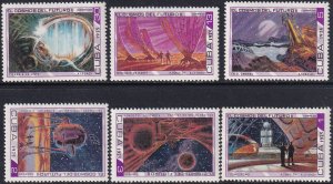 Sc# 1964 / 1968 Cuba 1975 Future of Space complete set MNH CV: $4.70