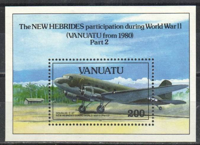 Vanuatu Stamp 594  - New Hebrides participation in WWII