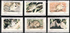 Scarce 1992 Australia - Endangered Species (mammals) - 45¢ Self adhesives