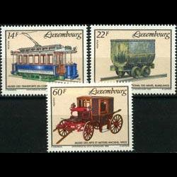 LUXEMBOURG 1993 - Scott# 904-6 Wagons Set of 3 NH