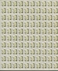 Pane of 100 USA Stamps 2172 Hugo Black Supreme Court Justice Brookman Price $33