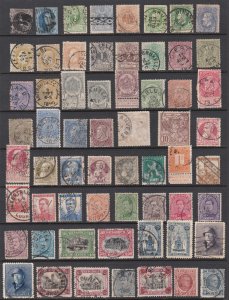 Belgium 1863-1930 Used Collection 108 Items Good Range of  Issues Nice Cancels,