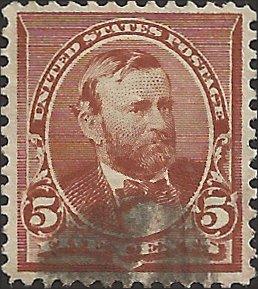 # 223 Chocolate Used FAULT Ulysses S. Grant Cat $4.75