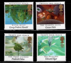 Great Britain Scott 1103-1106 MNH** Europa Composer set