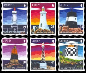 Jersey 1999 Lighthouses Scott #923-928 Mint Never Hinged