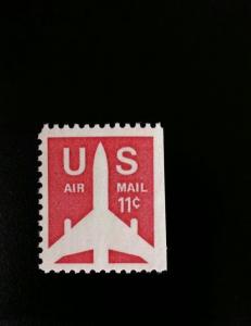 1971 11c Jet Airliner Silhouette, Booklet Single Scott C78a Mint F/VF NH