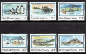 ROSS DEPENDENCY 1982 Scott Base Anniversary; Scott L15-20; MNH