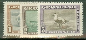 KJ: Greenland 10-18 MNH CV $325; scan shows only a few