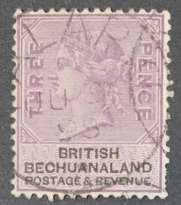 BRITISH BECHUANALAND 1888 3d SG12 FINE USED