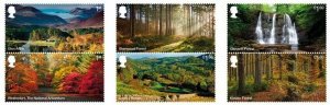 GB 4247-4252 Forests set (6 stamps) MNH 2019