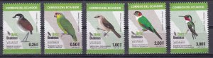 Ecuador, Fauna, Birds MNH / 2015